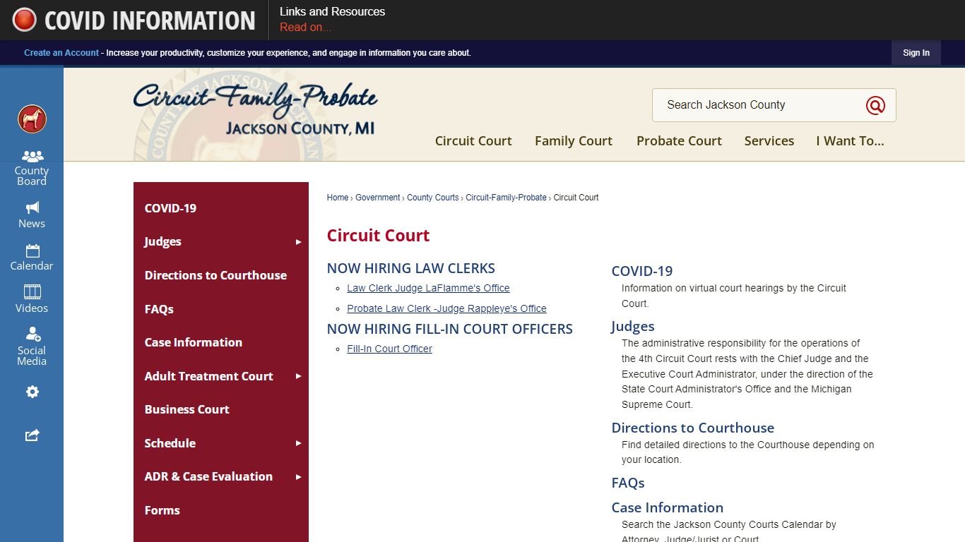 Circuit Court | Jackson County, MI